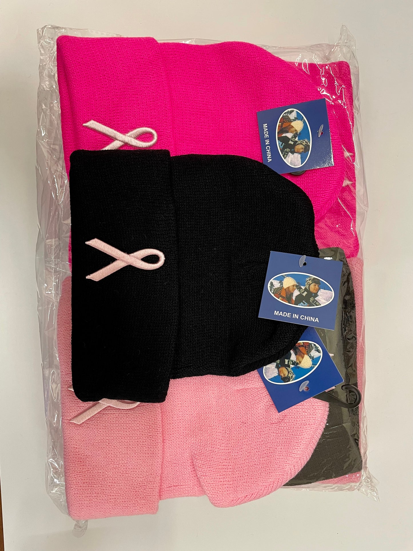 Breast cancer beanies