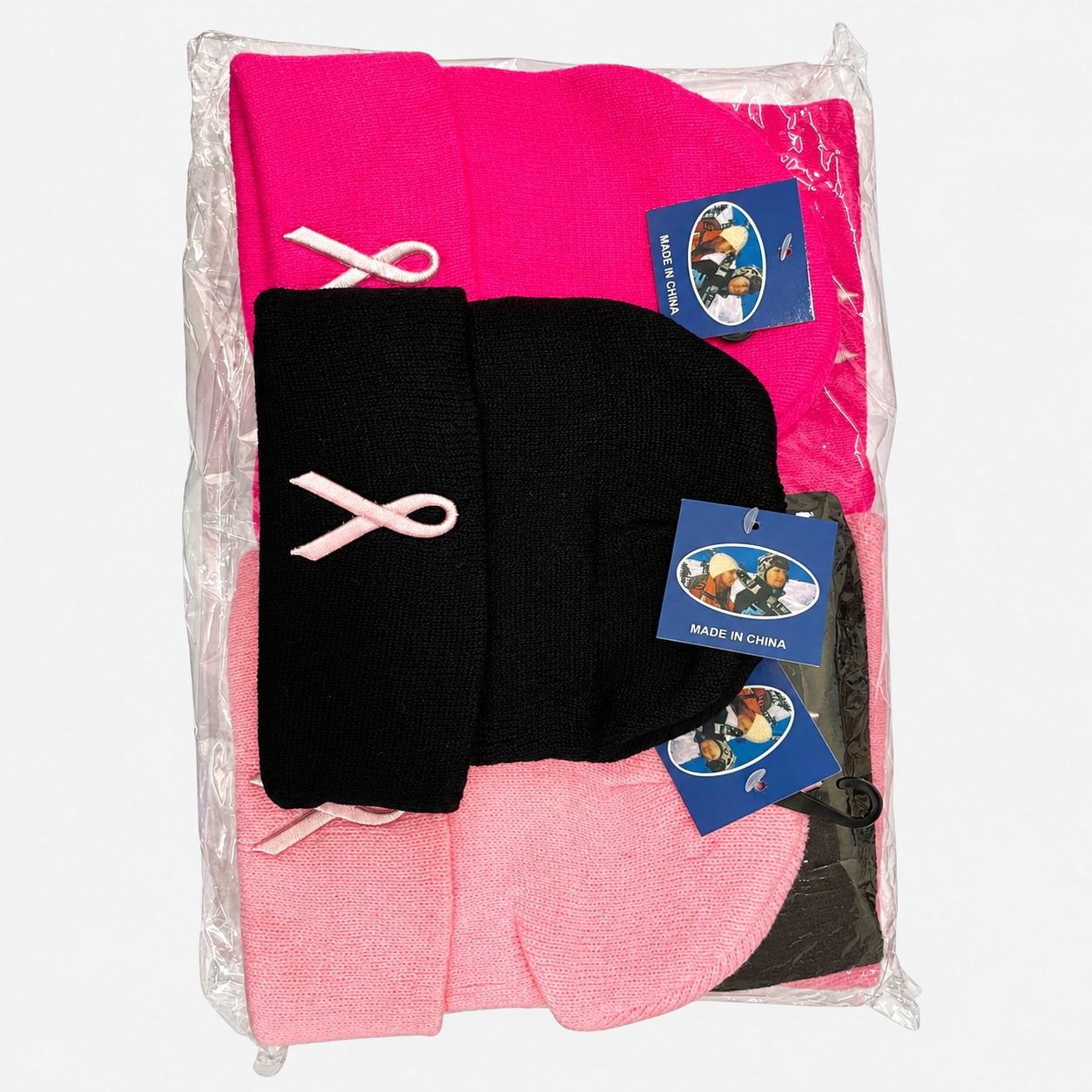 Breast cancer beanies