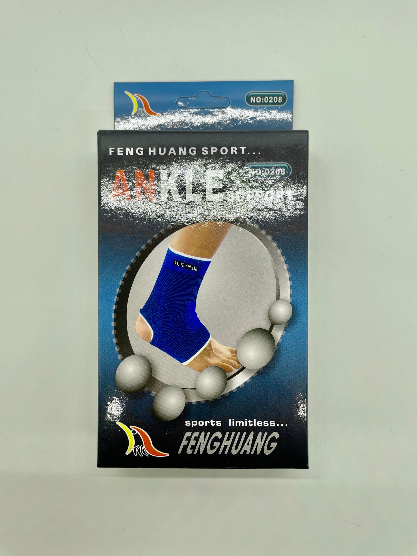 Ankle brace with a compression fit and lateral support