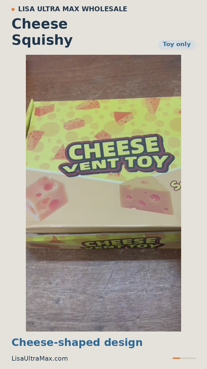Cheese Squishy — 12-second product demonstration | Lisa Ultra Max Wholesale