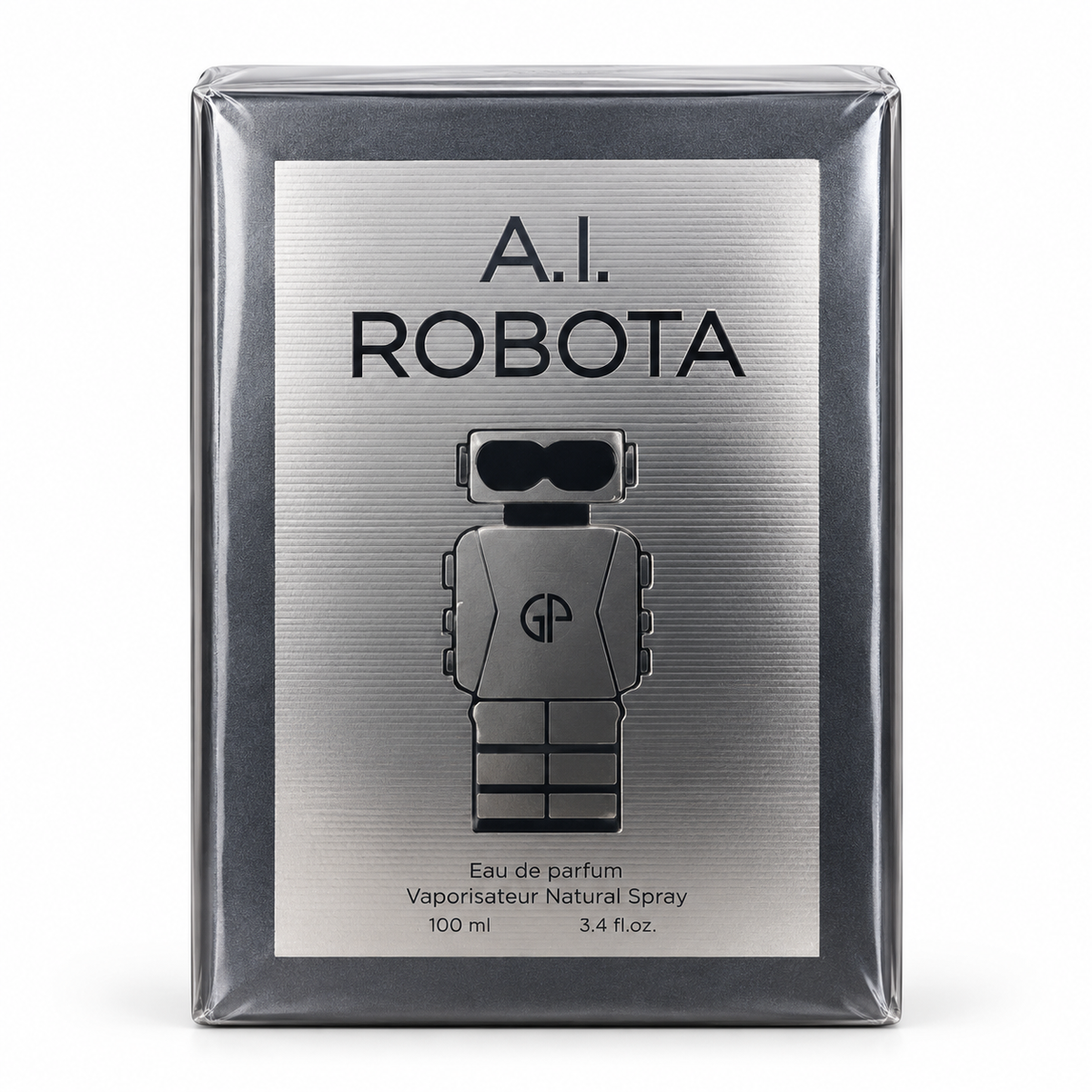 AI Robota Eau de Parfum – 100 ml boxed product on white background