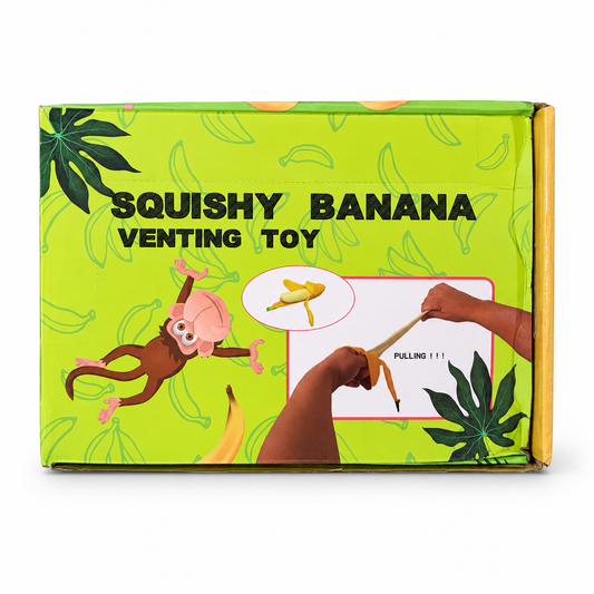 Squishy Banana display box; single option contains one toy