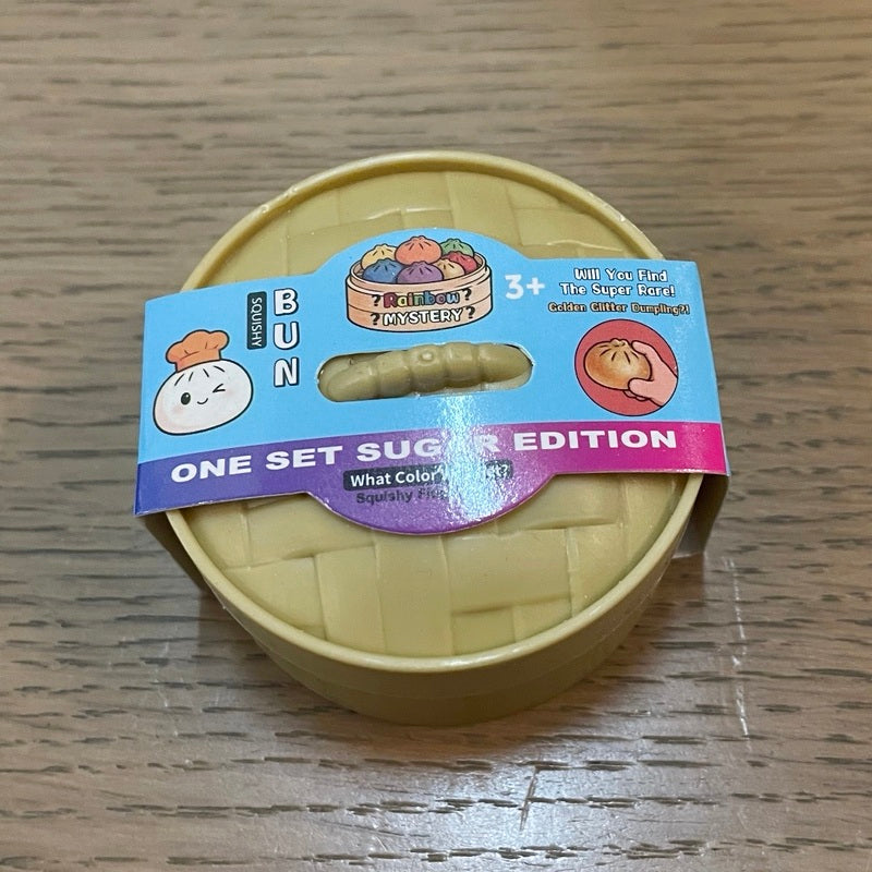Small Dumpling Squishy — Sugar Edition — one individually packaged toy