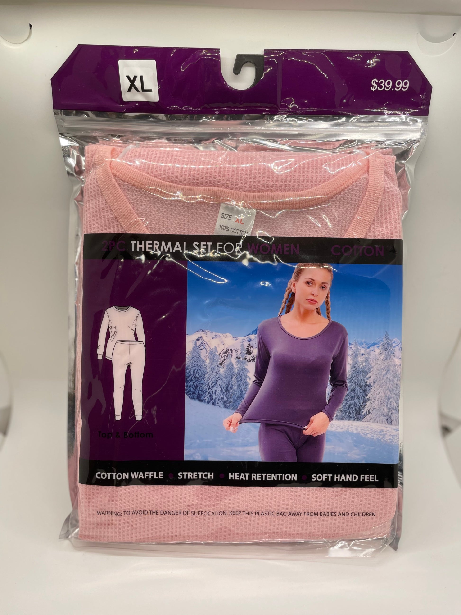 Thermal Underwear Women Long Johns Women for Winter Warm Cotton Sexy Thermal  Underwear Set Long Underwear (Color : Black, Size : One Size) : :  Clothing, Shoes & Accessories